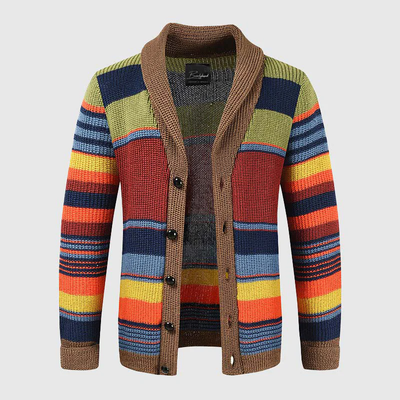 Dan Anthony Colorful Craft Cardigan