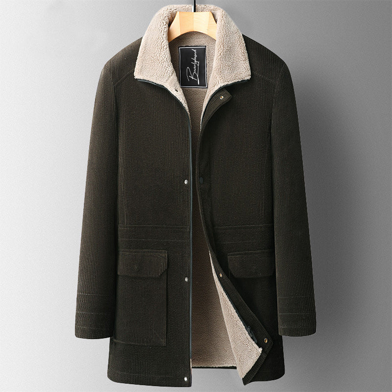 Dan Anthony Corduroy Warm Coat