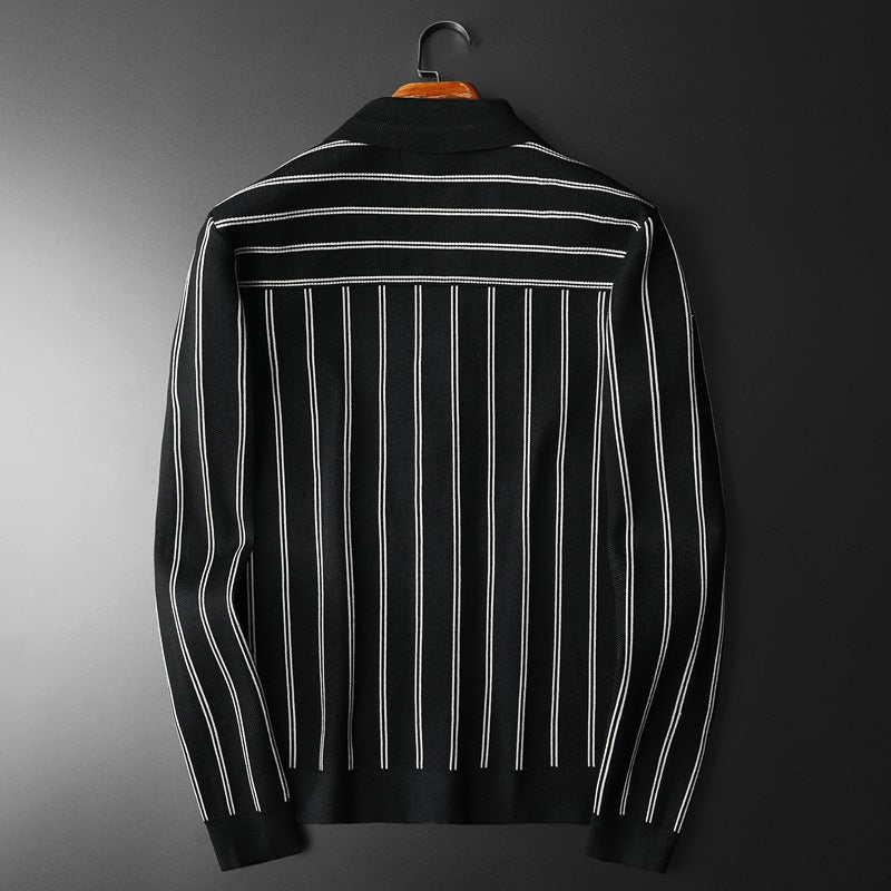 Dan Anthony Gents' Striped Cardigan