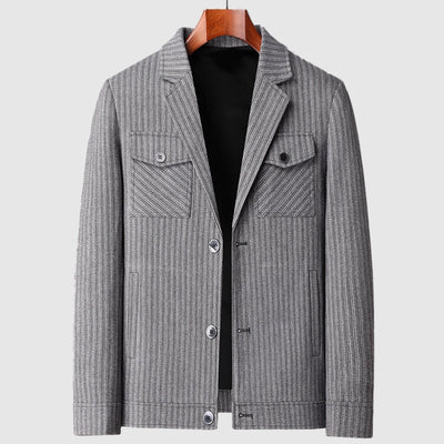 Dan Anthony Striped Woolen Jacket