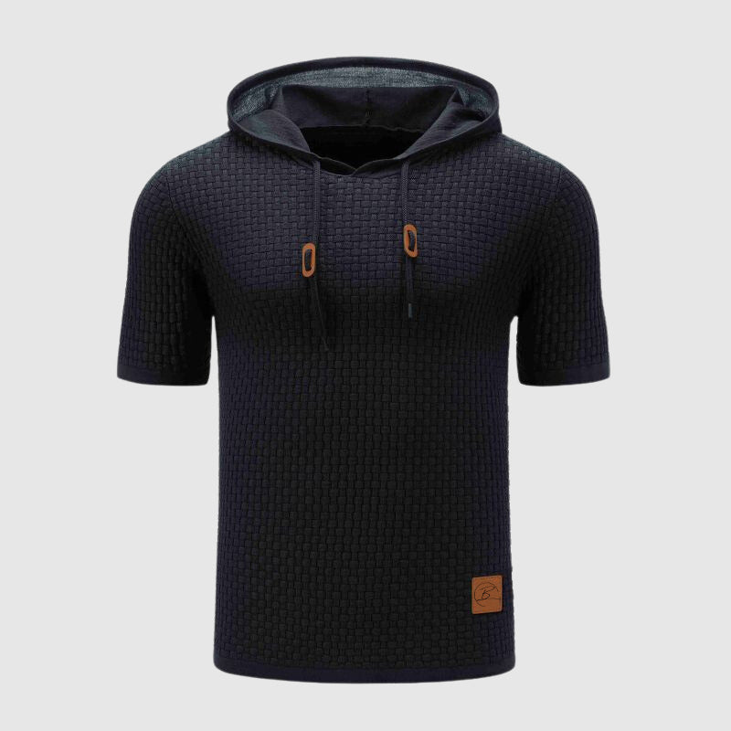 Dan Anthony Waffle Short Sleeved Hoodie