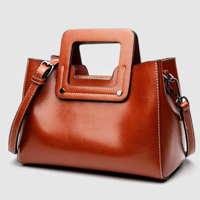 Dara Polished Genuine Leather Bag