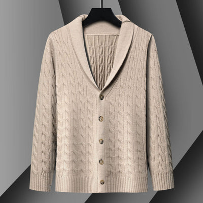 John Wellington Braid Knit Cardigan