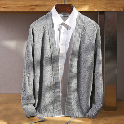 John Wellington Heritage Wool Cardigan