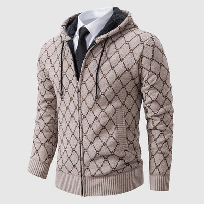 John Wellington Polished Argyle Cardigan