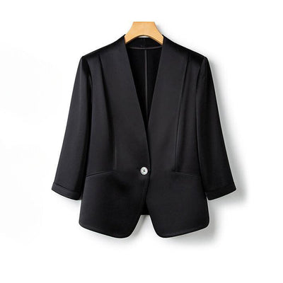 L'Éclat Satin Luxe Blazer by Olivia Klein