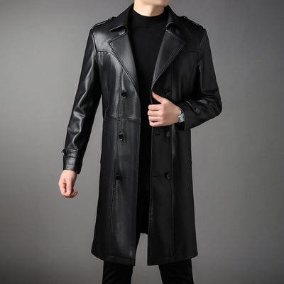 Mason Noir Leather Coat