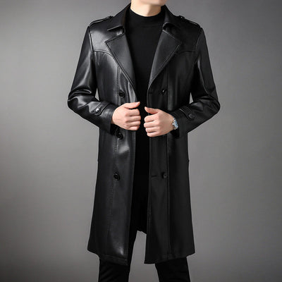 Mason Noir Leather Coat