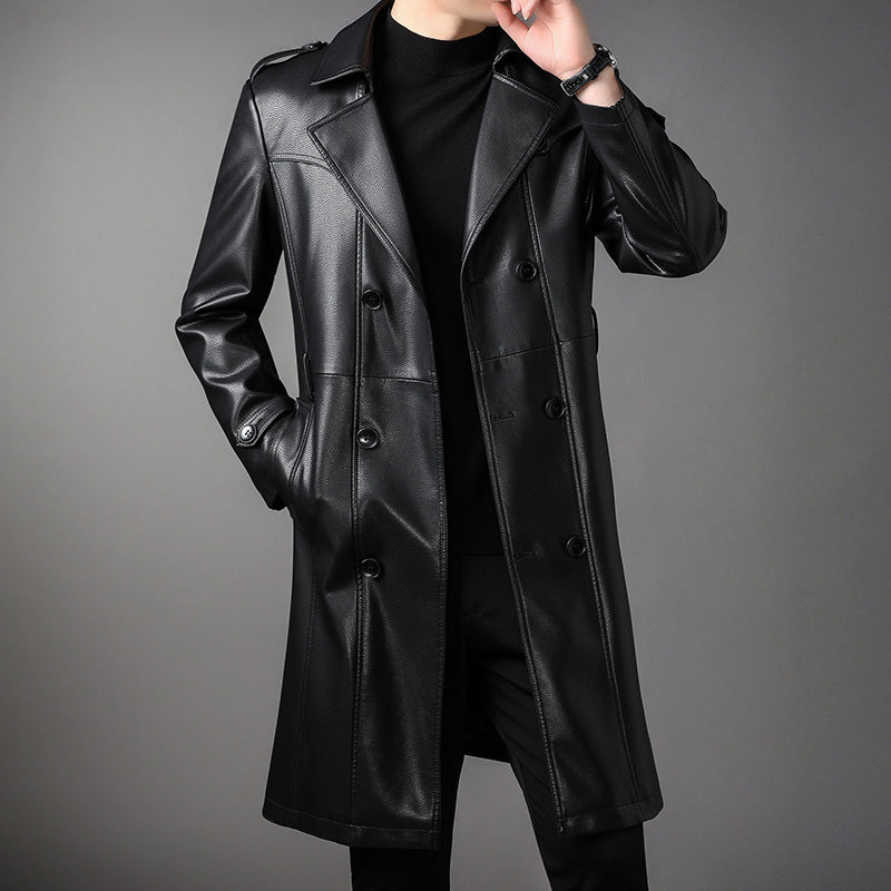 Mason Noir Leather Coat