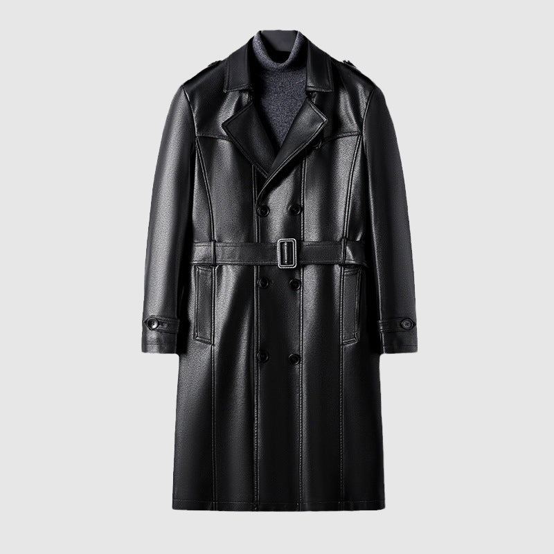 Mason Noir Leather Coat