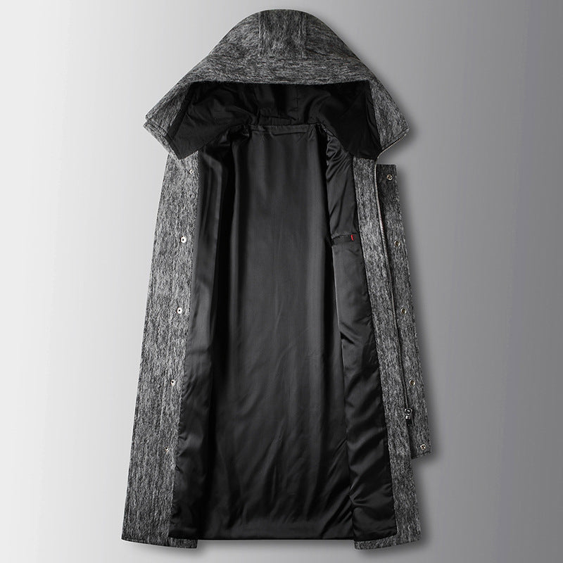 Massimo Hooded Long Coat