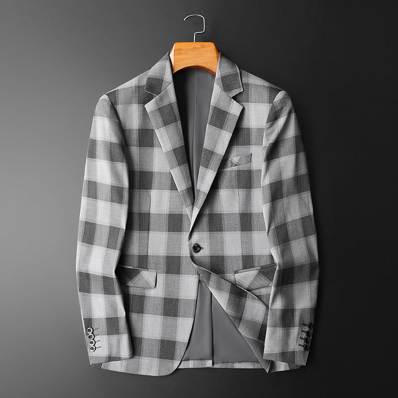 Massimo Royal Plaid Statement Blazer