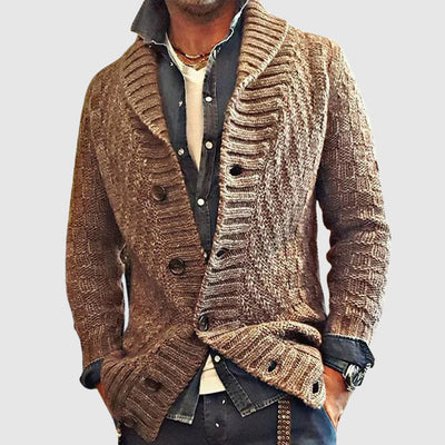 Nostalgia Knit Lapel Cardigan