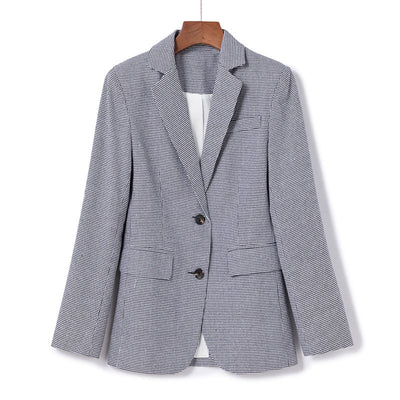 Olivia Klein Romance Plaided Blazer