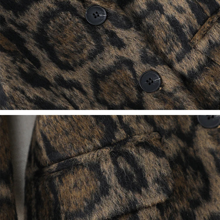 Olivia Klein Safari Chic Leopard Blazer