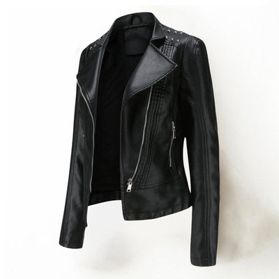 Olivia Klein Spring Leather Jacket