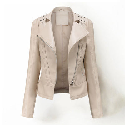 Olivia Klein Spring Leather Jacket